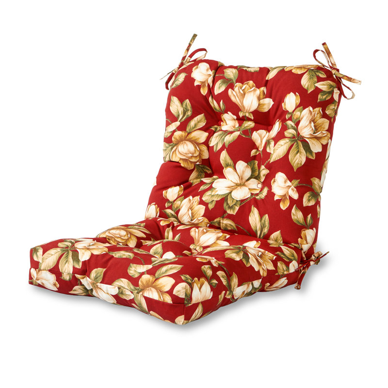 Lester Outdoor Chair Cushion, Roma Floral, 1, 21" H x 21" W x 21" D