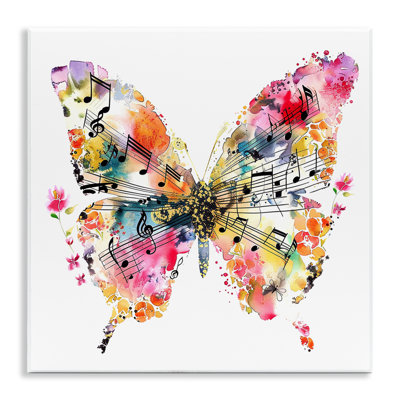  "Butterfly & Music Notes" par LSR Design Studio