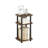 Furinno Just 3-Tier Turn-N-Tube Curve End Table, Side Table, 1-Pack, -112410418