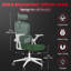 Chaise de bureau ergonomique robuste, chaise d'ordinateur à haut dossier avec appui-tête et accoudoirs pivotants 3D réglables pour un soutien lombaire réglable jusqu'à 350 lb-1237796680-1237796687