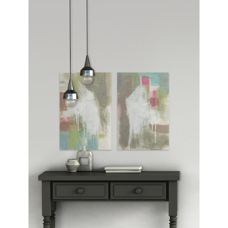 " Paint Drips D " 2 - Pieces, 60" H x 40" W