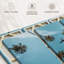 "Air plane au-dessus de palmiers" sur toile-98977961