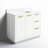 Broadlands 42'' Single Bathroom Vanity with Engineered Marble Top-787566936