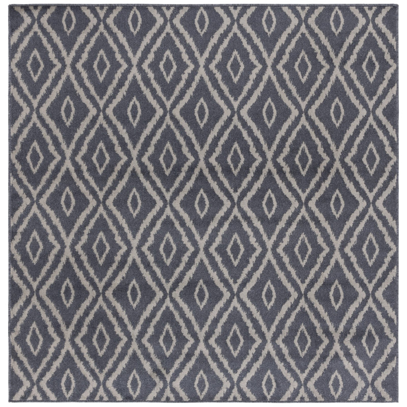 Jamie-Lei Performance Geometric Rug, Square 6'7"