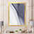 Toile avec cadre photo doré