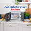 Russell Hobbs RHMM723B Compact Solo Manual Groove Microwave-102930672
