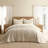 Scallop Edge 100% Cotton Quilt Set-116732108-116732107