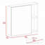 Bathroom Wall Medicine Cabinet with Mirror-1144091855