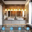 Luminaire de meuble-lavabo moderne à 4 lumières Lightdot-588008743