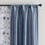  Paire de rideaux transparents avec passe-tringle 6 pièces Jasmine-1693614563