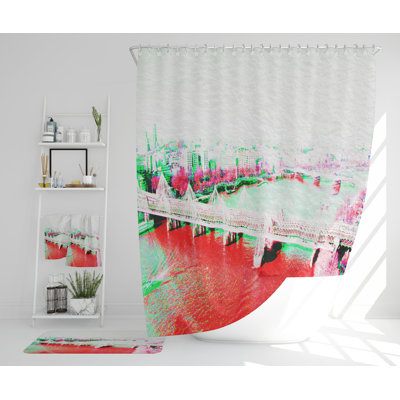 Neaven Polyester Shower Curtain Set