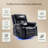 Dual-Motor Swivel Glider Power Recliner With Massage And Heat, LED Light Strips-1270625837