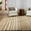 Galilea Natural Striped Beige/ Blue Area Rug (8'X10')-70656442