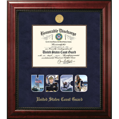 Coast Guard Discharge Executive Picture Frame
