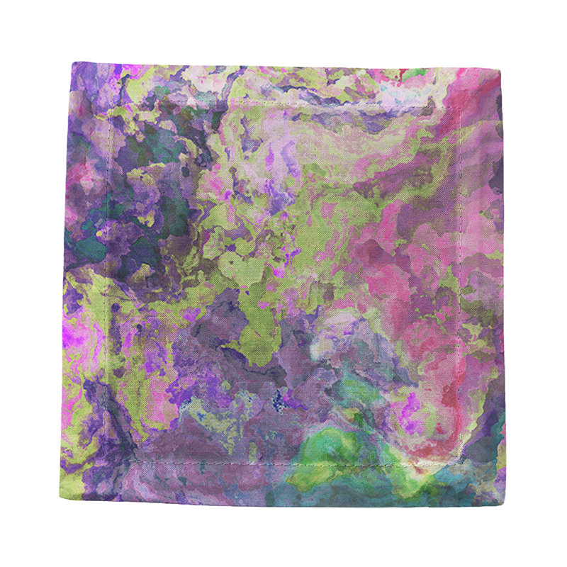 Square Napkins, Winter Gems