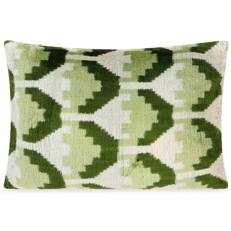 Geometric Velvet Throw Pillow