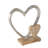 Double Eternity Heart Sculpture