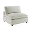 Fauteuil de chambre sans accoudoirs - ivoire
