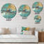 Aiedan - Horloge murale peinture abstraite-1546805678