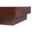 TABLE DE CAFÉ DE RANGEMENT EN BOIS D'ACACIA RÉTRO - INSPIRÉE, DE COULEUR BRUN ET NOIRE