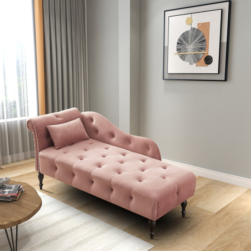 Méridienne Earldene, Taupe, rose