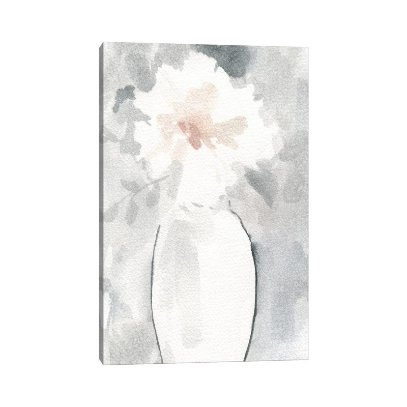 Silver Blush I by Carol Robinson - Painting on Canvas, Wrapped Canvas, 152.5 cm H x 101.5 cm W x 3.175 cm D