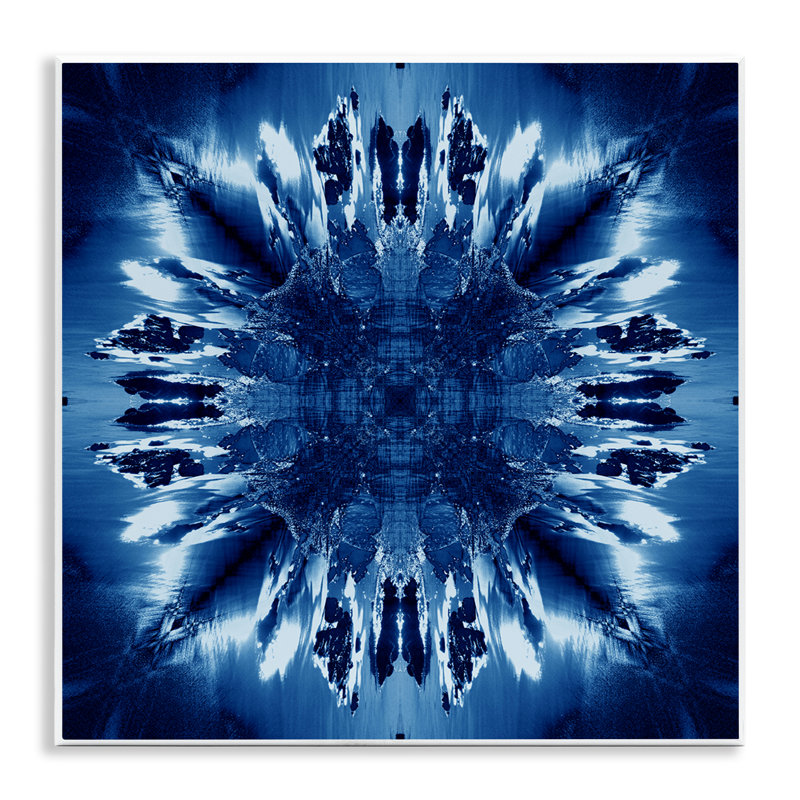 «Tie Dye», art mural en forme de miroir par El Perkin