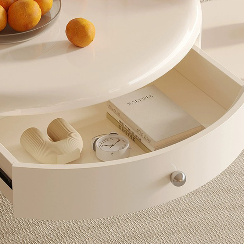 Light luxury cream style coffee table