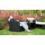 Chaise longue convertible en osier avec dossier réglable-95357008-95357011