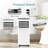 10,000 BTU Portable Air Conditioner, Dehumidifier & Fan, Standing Air Conditioner for Room, Portable AC unit with Remote Control & Window Kit for Bedroom/Dorm, LED Display
