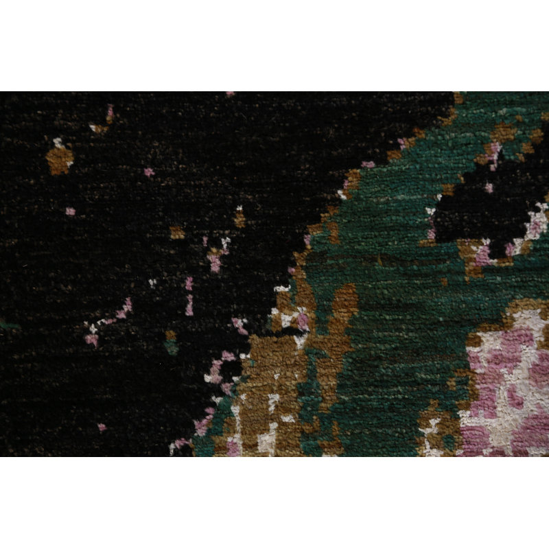 Tapis oriental contemporain en laine 9x12
