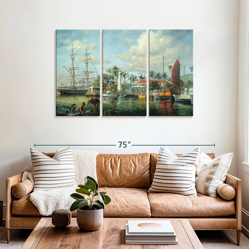 Mehar Lahaina Waterfront Maui, H 36 po x l 57 po