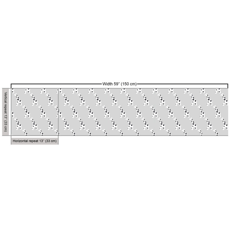 Chrisitne Continuous with Simplistic Giraffe Multi-Purpose Fabric