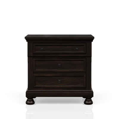 Table de chevet en cerisier foncé Classy
