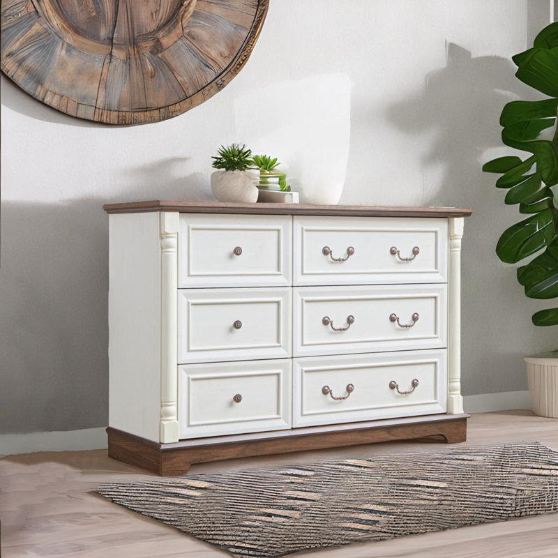 Commode 6 tiroirs Garnie Farmhouse