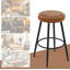 Wienand Upholstered Counter Stool with Metal Frame-49339424