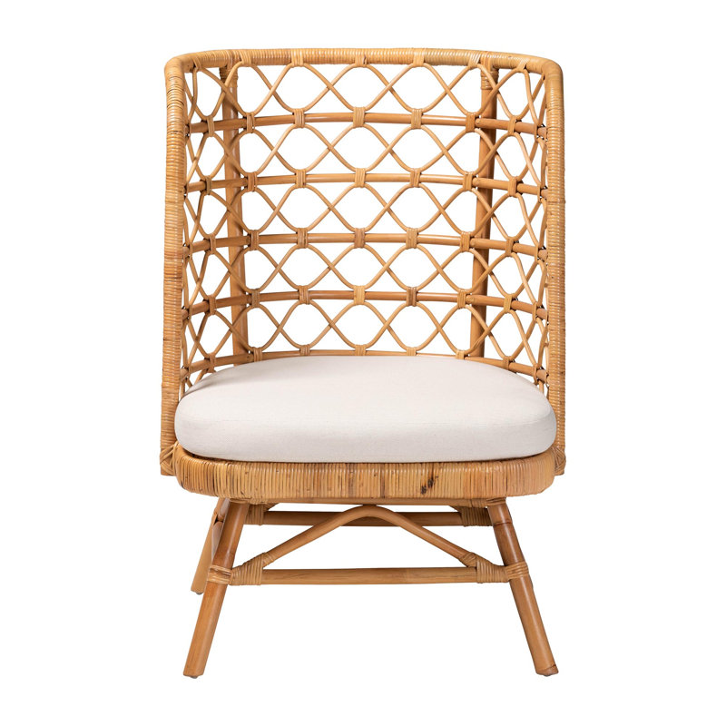 Blockus Bali & Pari Tania Bohemian Light Honey Rattan Accent Chair