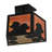 Aakifah Glass Semi Flush Mount
