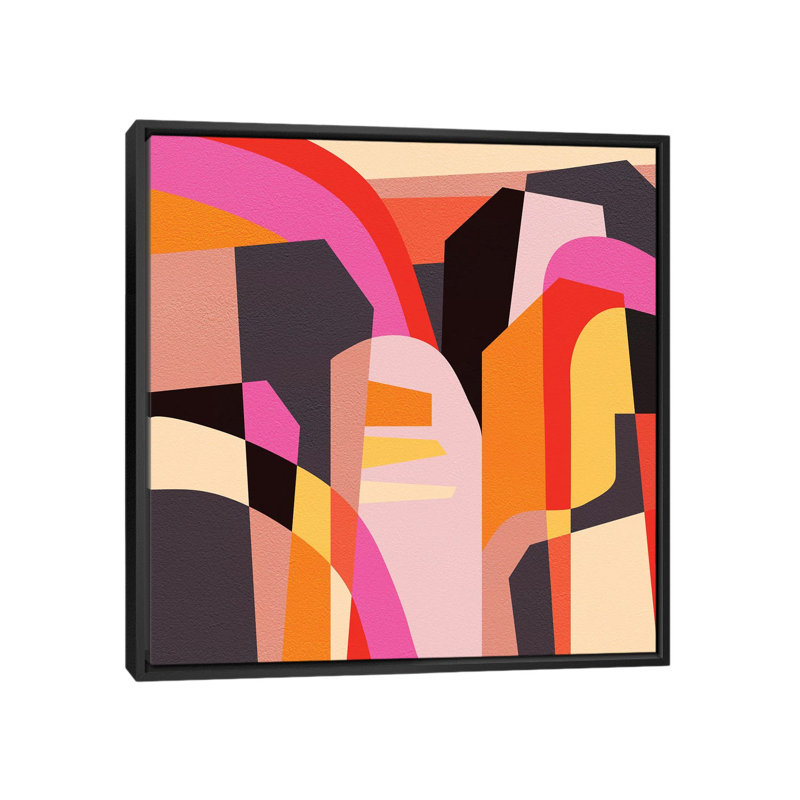 " Fragments VI " by Susana Paz, 18" H x 18" W x 1.5" D, Black Framed Canvas, No Mat