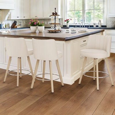 Tabouret de comptoir pivotant 26 po Paul
