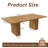 Rectangular Dining Table with Storage Base-2124759620