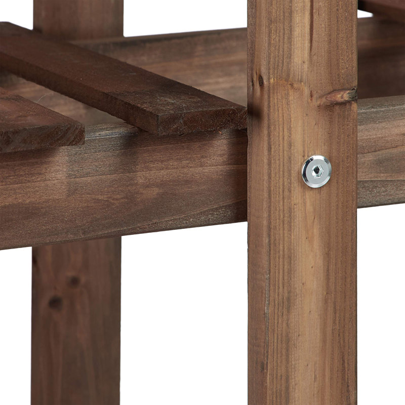 Assinthe Plant Stand, Dark Brown