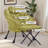 Lazy Chair with Ottoman, Comfy Accent Lounge Chair with Side Pocket, Modern Reading Armchair with Footrest, Upholstered Sofa Chair for Small Spaces, Bedroom, Living Room, Dorm,OliveGreen-2004013179