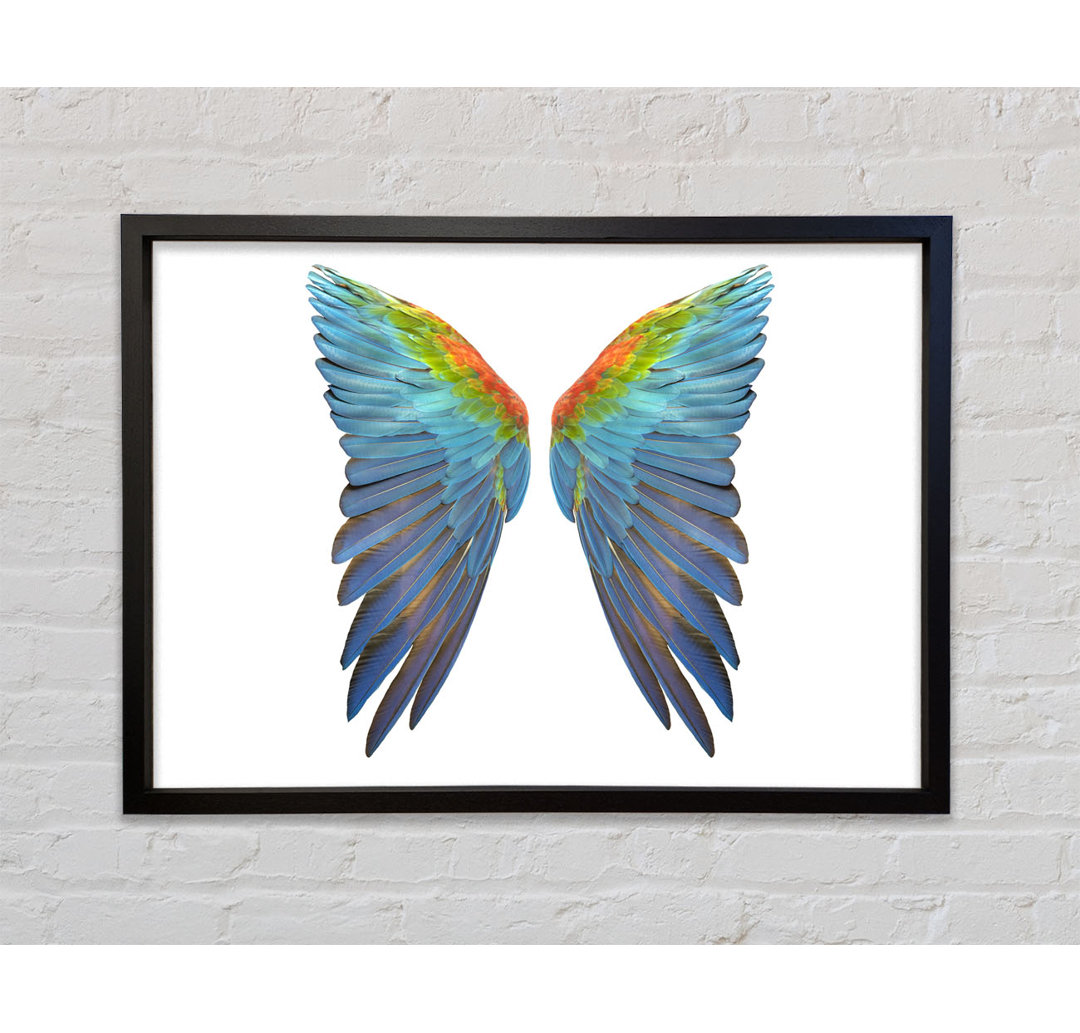 Papagei Vibrant Wings - Bilderrahmen Kunstdrucke auf Leinwand