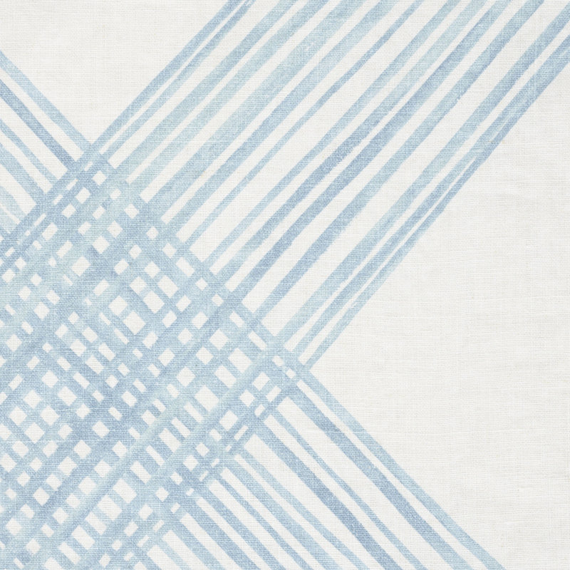 Schumacher x Porter Teleo Traverse Fabric, Sky