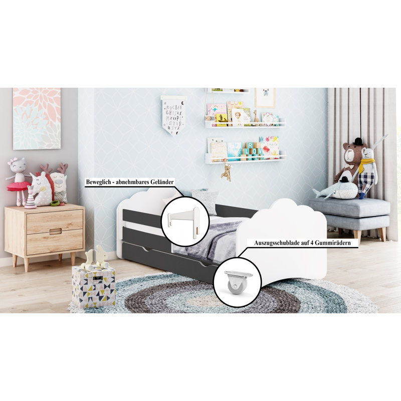 Middlet Standard Themed Beds, Graphite