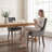 Chic Mid-Century Dining Chair Set(Set Of 2) - High Back Support, Solid Wood Frame, Bronze Accents-1431293418