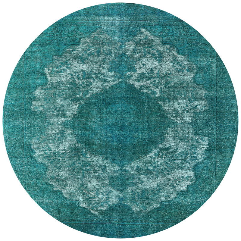 Tapis vert de style oriental, Rectangle 2 pi x 3 pi