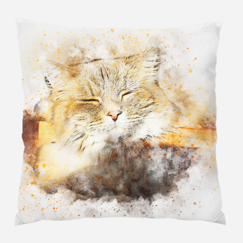 Outdoor Reversible Throw Pillow, Microsuede, Indoor