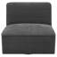 Chaise pivotante rembourrée sans accoudoirs -1636928245